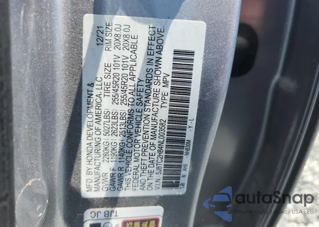 5J8TC2H84NL003582: 64827445