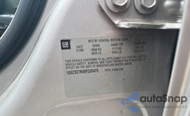 1G8ZS57N98F206470: 63484705