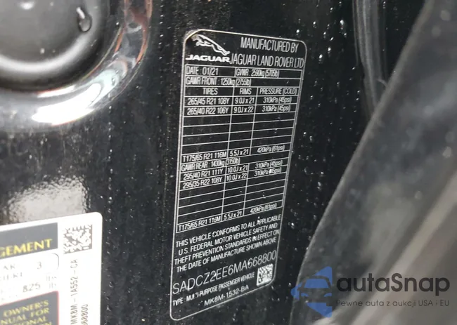 SADCZ2EE6MA668800: 65005635