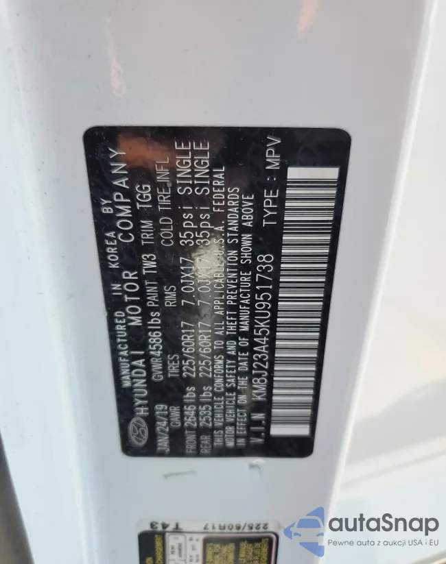 KM8J23A45KU951738: 64305765