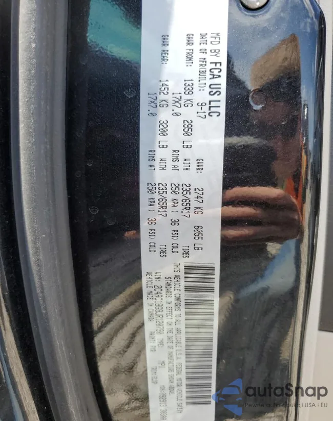 2C4RC1BG9JR120790: 64021065