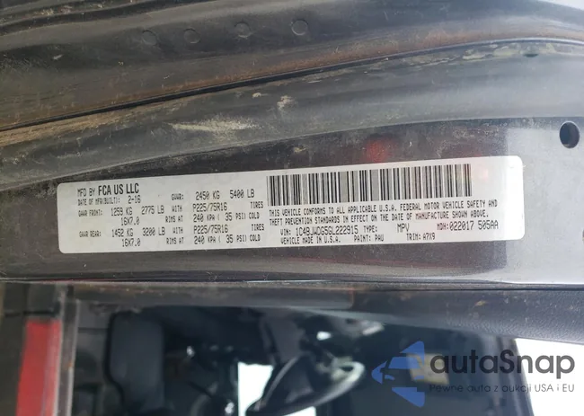 1C4BJWDG5GL222915: 63989725