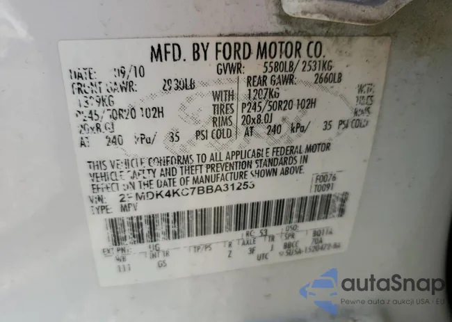 2FMDK4KC7BBA31253: 65055845