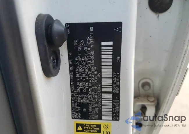 5TDDK3EH3CS160449: 65241425