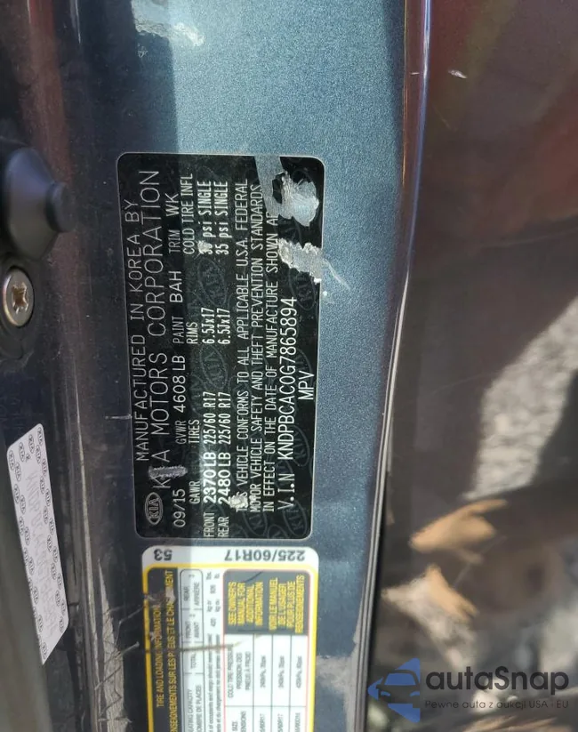 KNDPBCAC0G7865894: 66545015