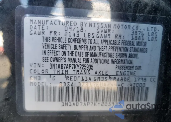 3N1AB7AP7KY225935: 66152315