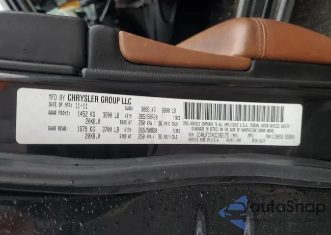 1C4RJFCTXCC182175: 64401255