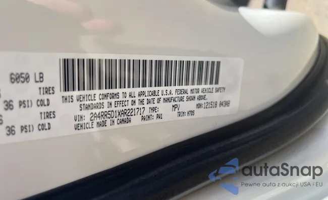 2A4RR5D1XAR221717: 63911235