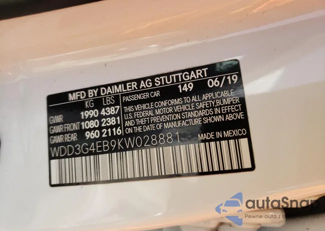 WDD3G4EB9KW028881: 69845024
