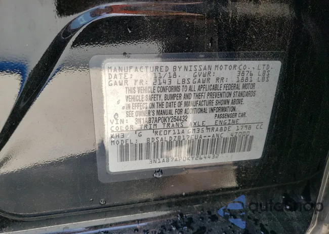 3N1AB7AP0KY264432: 65838844