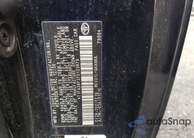 4T1FA38P37U123879: 52182255