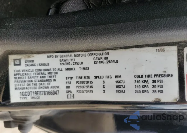 1GCDT19E878166047: 62596685