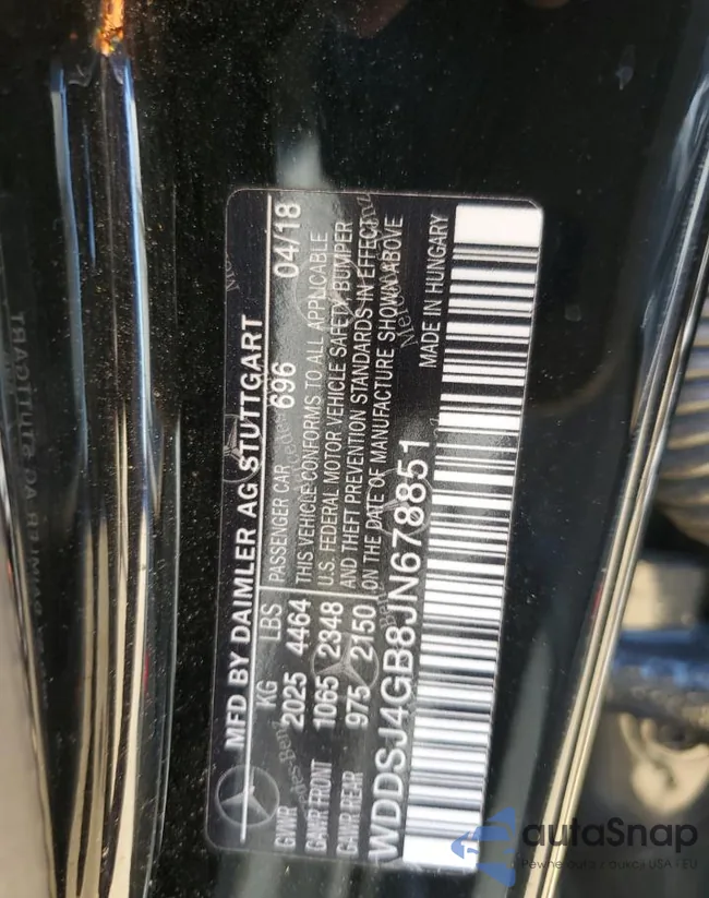 WDDSJ4GB8JN678851: 65590834