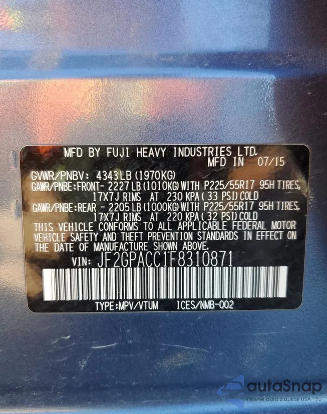 JF2GPACC1F8310871: 69757144