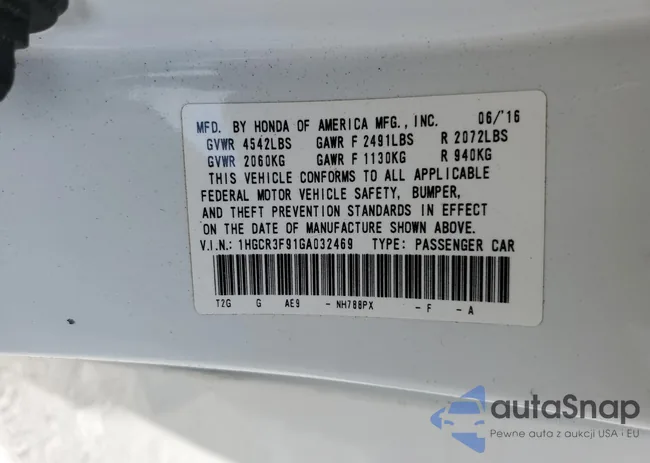 1HGCR3F91GA032469: 66767174