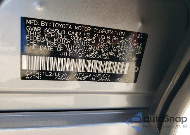 JTHF51GF2M5008720: 67190594