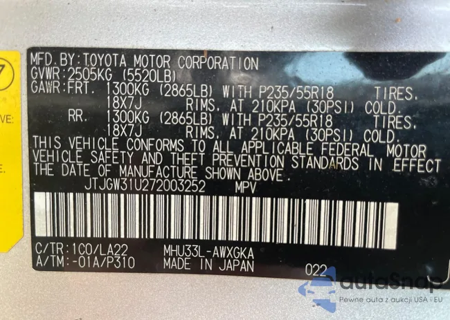 JTJGW31U272003252: 67574974