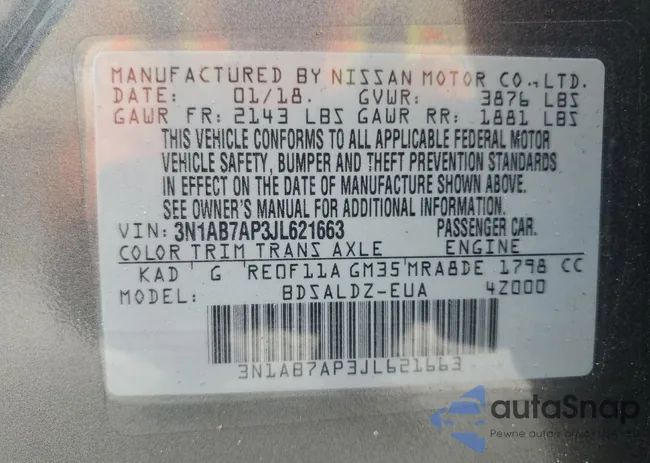 3N1AB7AP3JL621663: 66984254