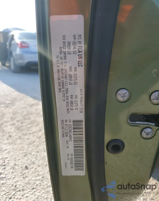 2C3CDZAG1JH334721: 66307674