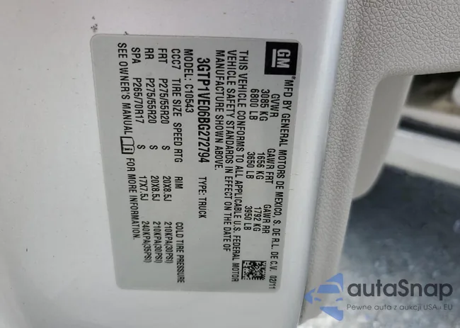 3GTP1VE06BG272794: 65846484