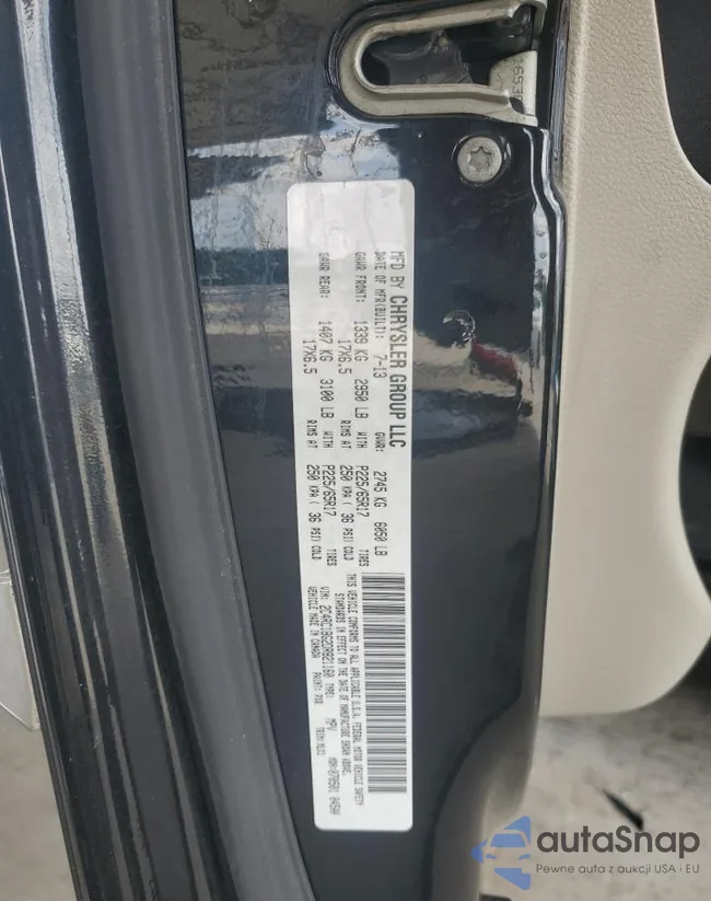 2C4RC1BG2DR821160: 70173995