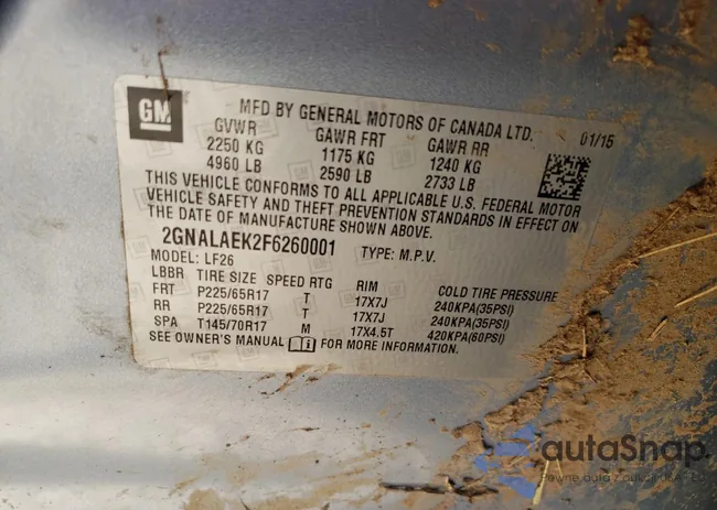 2GNALAEK2F6260001: 67591335