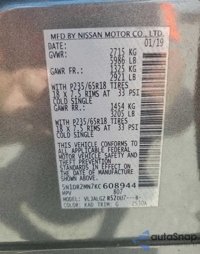 5N1DR2MN7KC608944: 67961675