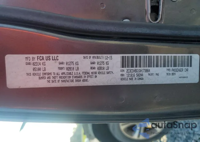 2C3CDXBG1GH173864: 81568735