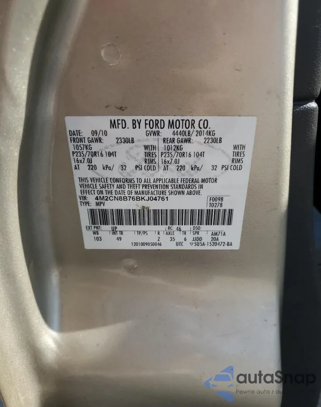 4M2CN8B76BKJ04761: 70645775