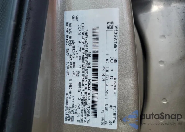 1FMCU9JD2HUD37034: 67898085