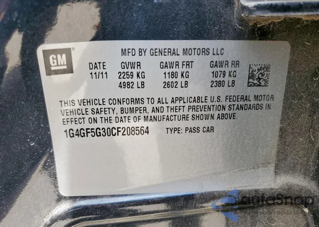 1G4GF5G30CF208564: 67768185