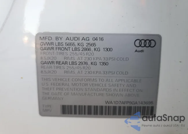 WA1D7AFP9GA143695: 68286565