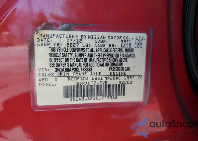 3N1AB6AP3CL773388: 69801455