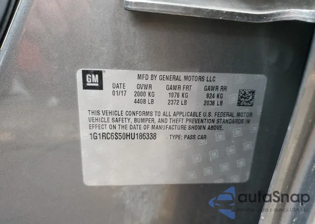 1G1RC6S50HU186338: 69679975