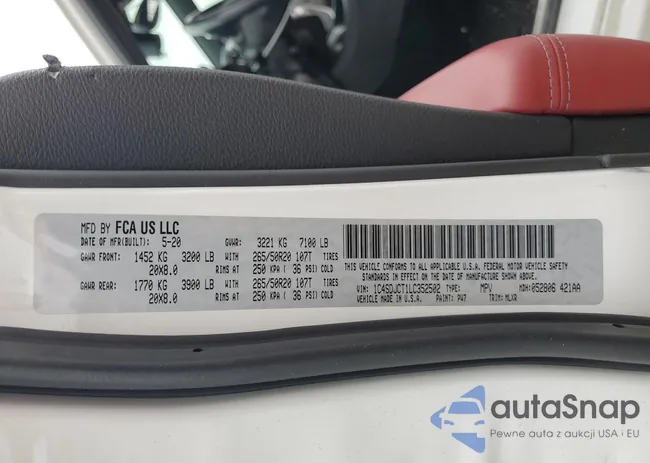 1C4SDJCT1LC352502: 69244065