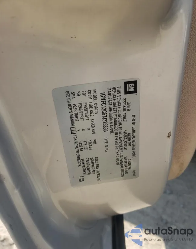 1GNFC13C67J326393: 68517995