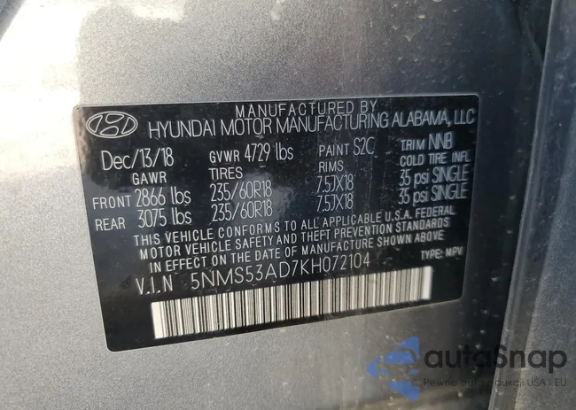 5NMS53AD7KH072104: 68179965