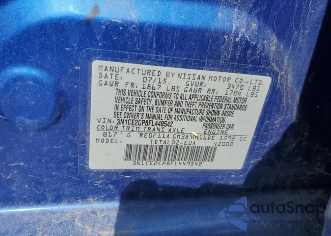 3N1CE2CP8FL449542: 68944475