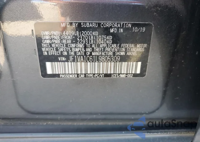 JF1VA1C61L9805309: 70037375