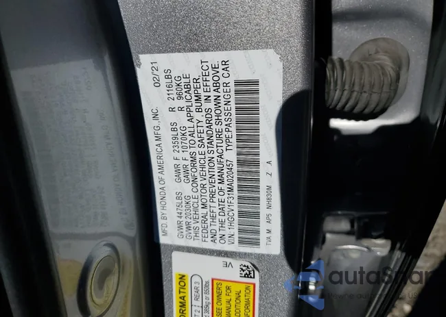 1HGCV1F31MA040014: 66483515