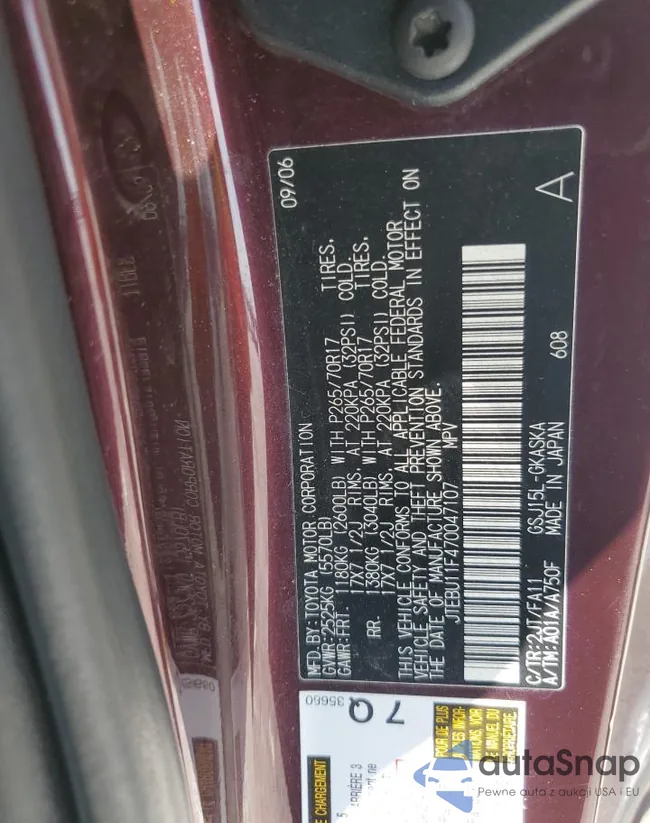 JTEBU11F470047107: 67813055