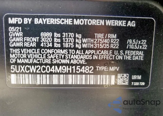 5UXCW2C04M9H15482: 68548855