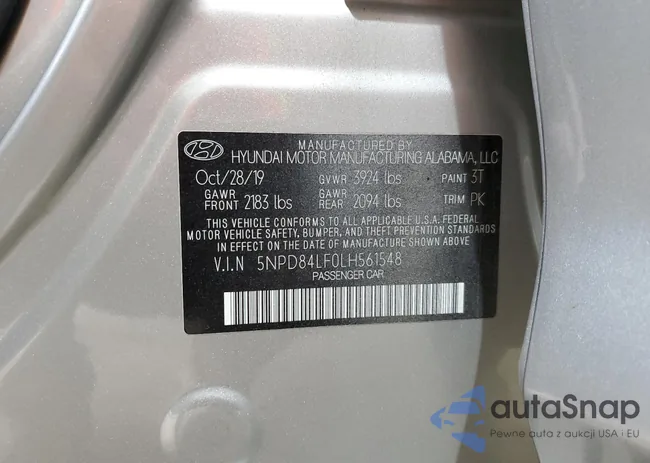 5NPD84LF0LH561548: 67220035