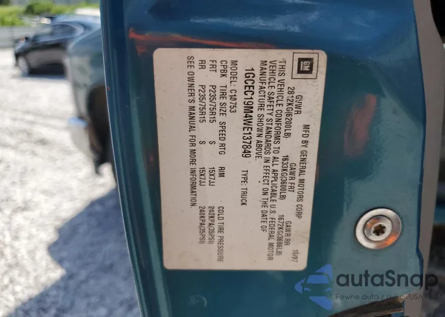 1GCEC19M4WE137849: 69054615