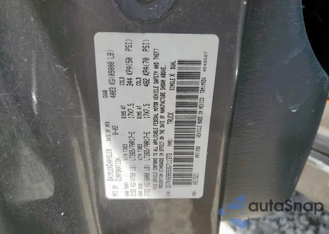 3D7KA28693G711373: 67892315