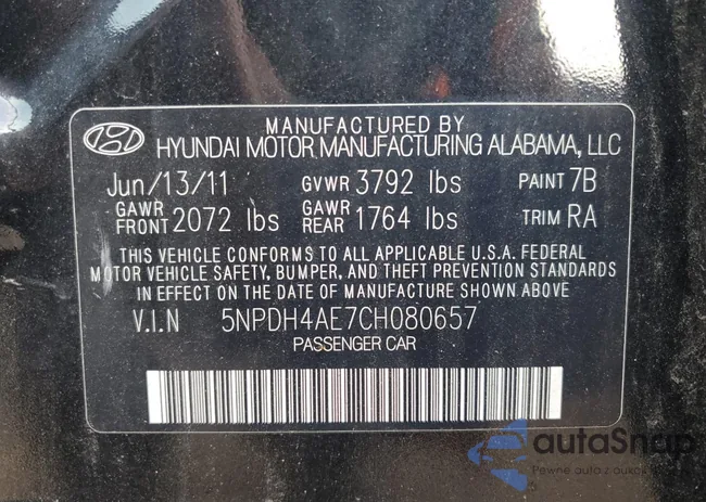 5NPDH4AE7CH080657: 67812985