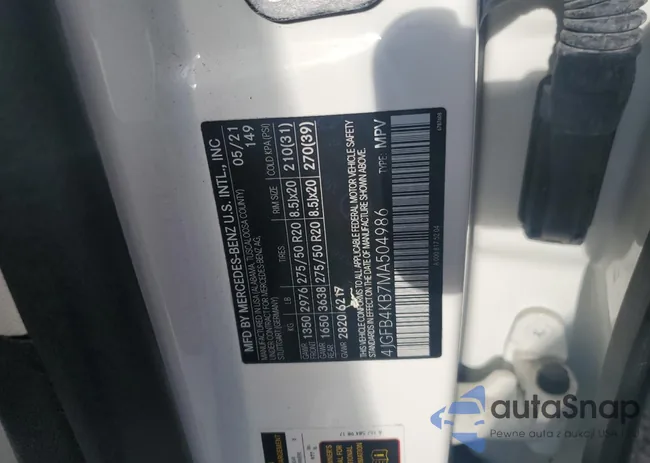 4JGFB4KB7MA504986: 70220145