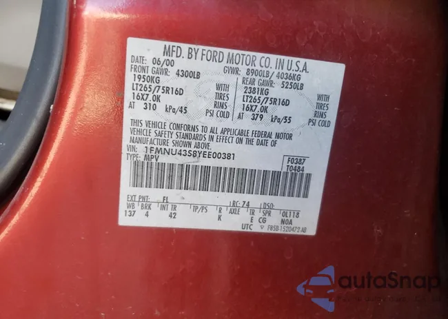 1FMNU43S8YEE00381: 67125875