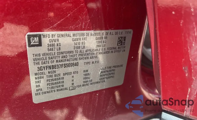 3GYFNBE37FS569840: 68748945