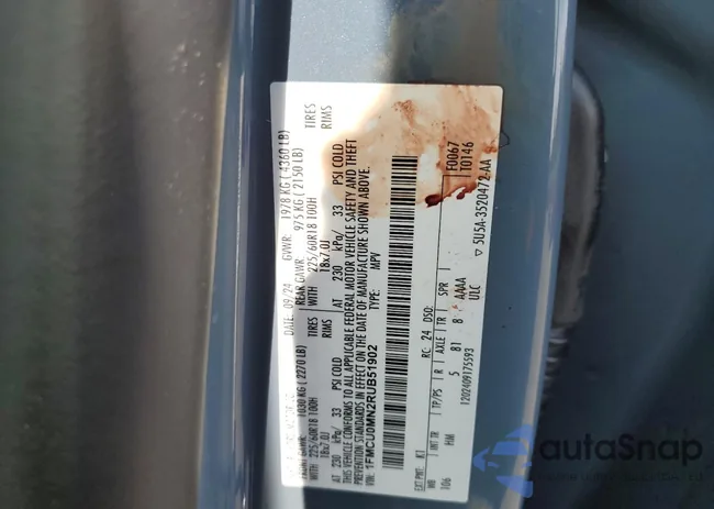 1FMCU0MN2RUB51902: 67343515